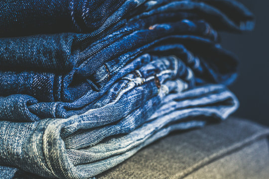 Jeansy spodnie kolor niebieski