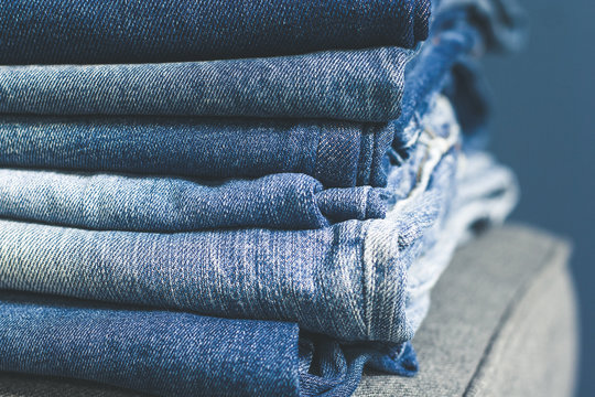 Jeansy spodnie kolor niebieski