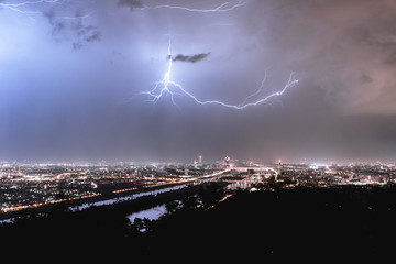 Thunderstorm in Vienna
