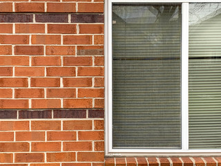 Window and REd Brick wall