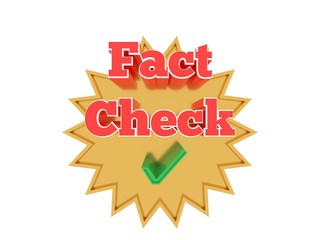Fact check 3d badge