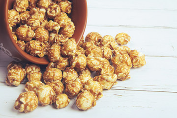 Indian traditional snack sweat popcorn ball