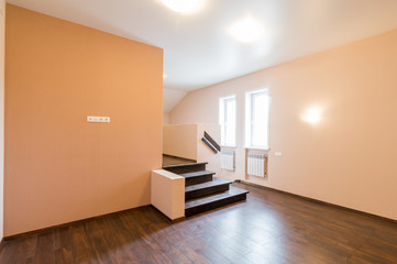 Russia, Moscow- July 04, 2019: interior room apartment. standard repair decoration in hostel