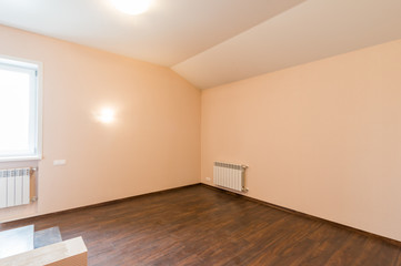 Russia, Moscow- July 04, 2019: interior room apartment. standard repair decoration in hostel