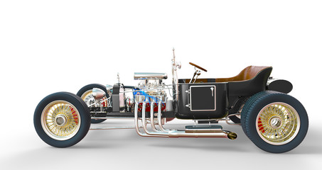 no branded roadster car side view