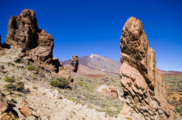 Fototapeta premium Volcanic view on Tenerife island, Spain
