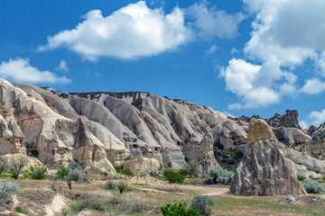 Rose Valle Goreme spectacularly Cappadocia landscape, Turkey.