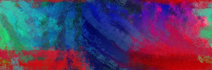 abstract seamless pattern brush painted design with dark slate blue, midnight blue and firebrick color. can be used as wallpaper, texture or fabric fashion printing