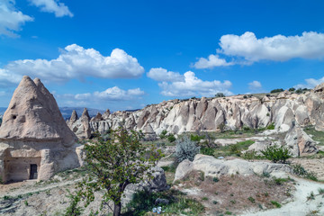 Fototapeta na wymiar Rose Valle Goreme spectacularly Cappadocia landscape, Turkey.