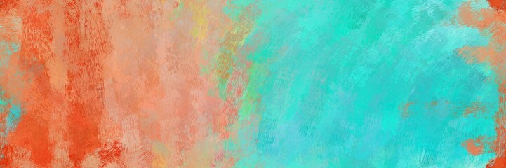 seamless pattern texture. grunge abstract background with dark salmon, turquoise and medium turquoise color. can be used as wallpaper, texture or fabric fashion printing