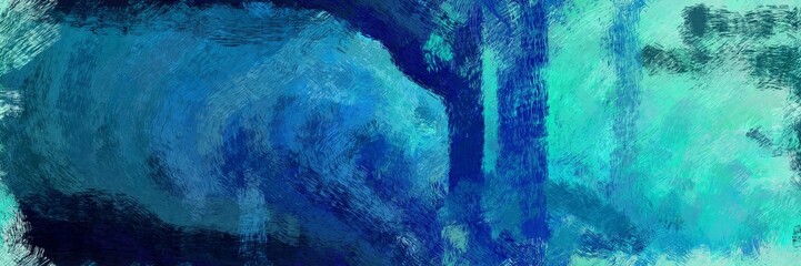 repeating pattern. grunge abstract background with teal, medium turquoise and very dark blue color. can be used as wallpaper, texture or fabric fashion printing