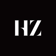 HZ Logo Letter Initial Logo Designs Template