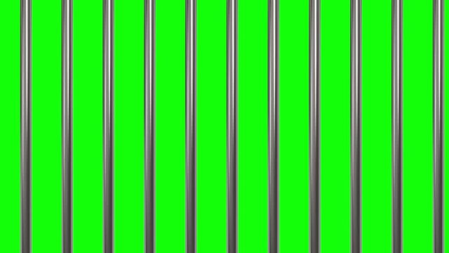 Prison bars motion background animation video available in 4k FullHD and HD render footage