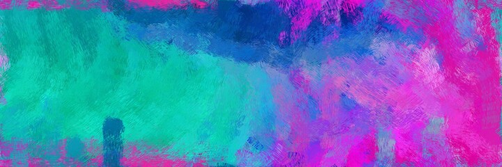 seamless pattern. grunge abstract background with light sea green, medium orchid and slate blue color. can be used as wallpaper, texture or fabric fashion printing