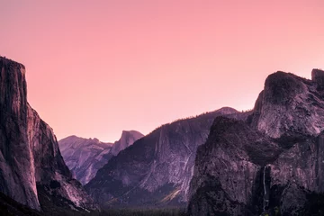 Selbstklebende Fototapete Candy Pink Yosemite