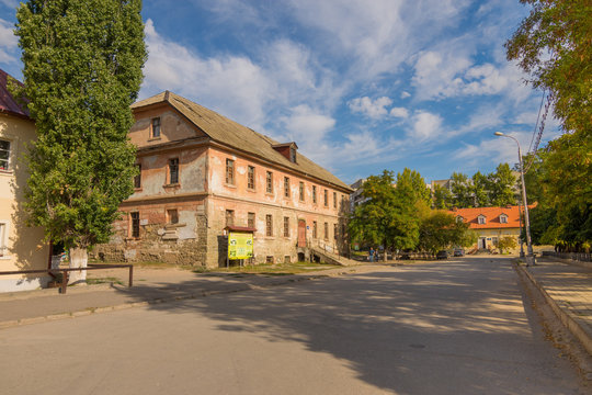 Volgograd. Russia-September 14, 2019. The building of the architectural complex of the 18th century of the Old Sarepta Museum in the Krasnoarmeysky district of Volgograd