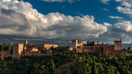Fototapeta na wymiar Alhambra, Granada, Spanien