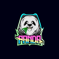 panda mascot logo team