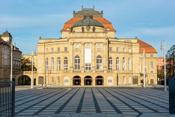 Fototapeta na wymiar Opera House in Chemnitz Germany