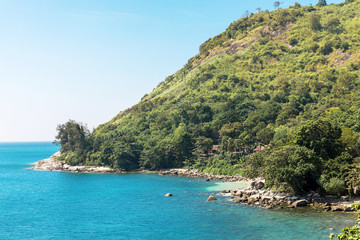 Naklejka premium View on Ao Sane beach at Rawai area on Phuket island
