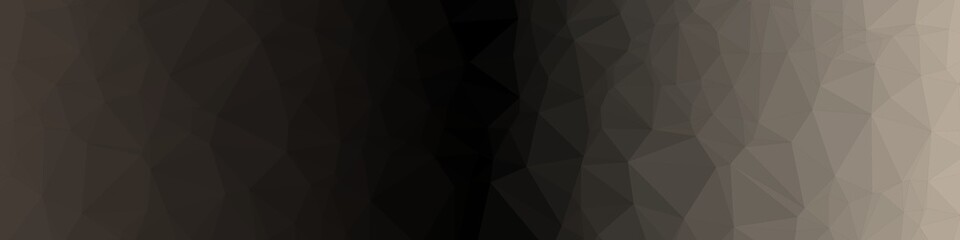 Black Color Abstract trianglify Generative Art background illustration
