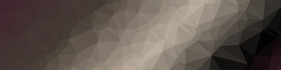 Obraz premium Black Color Abstract trianglify Generative Art background illustration