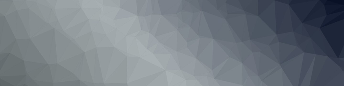 Black Color Abstract trianglify Generative Art background illustration