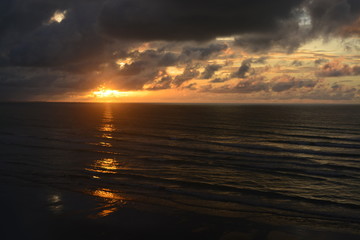 Naklejka premium beautiful sunset