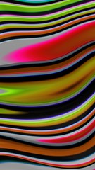 Artfully 3D rendering fractal, fanciful abstract illustration and colorful designed pattern