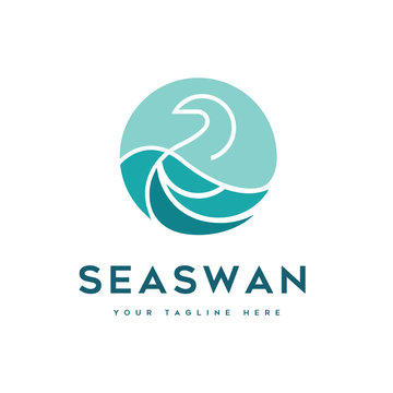 Sea Swan Logo Icon