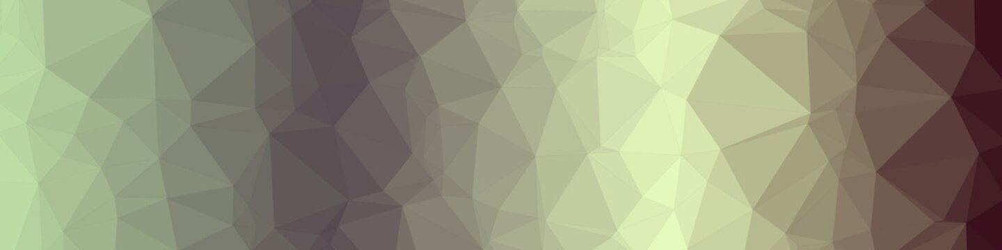 Green Color Abstract trianglify Generative Art background illustration
