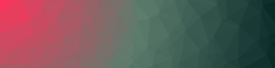 Obraz premium Green Color Abstract trianglify Generative Art background illustration