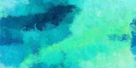 seamless pattern art. grunge abstract background with turquoise, teal green and aqua marine color. can be used as wallpaper, texture or fabric fashion printing