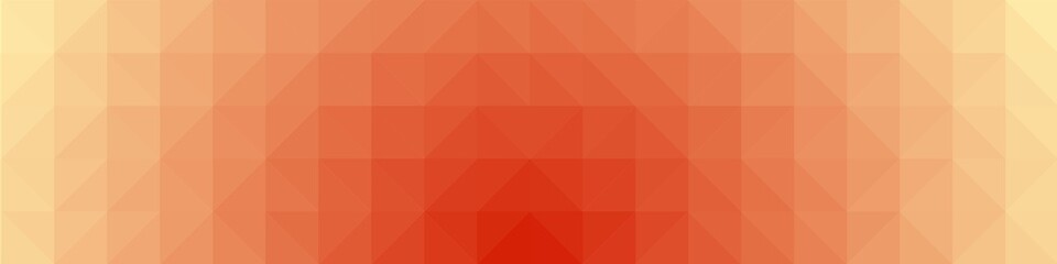 Orange Color Abstract trianglify Generative Art background illustration