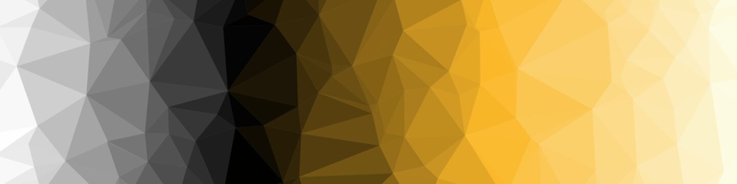 Orange Color Abstract trianglify Generative Art background illustration