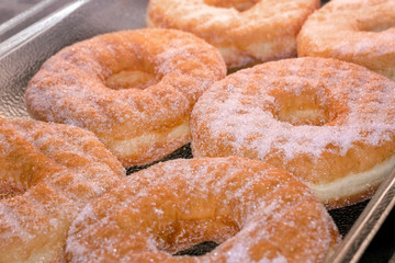 Delicious Sweet Sugar Coated Yeast Donuts