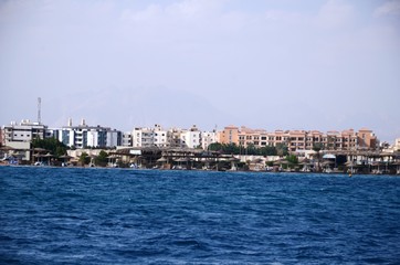 Fototapeta na wymiar Croisière en Mer Rouge au large de Hurghada (Égypte)