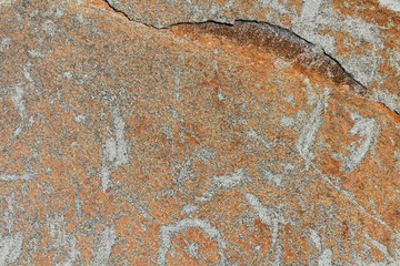 Concrete wall texture background. Natural stones. Building's facade decor. Decorative plaster. House exterior.