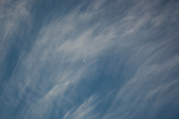 Abstraction of clouds in the sky