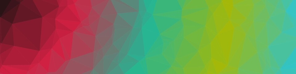 Rainbow Color Abstract trianglify Generative Art background illustration