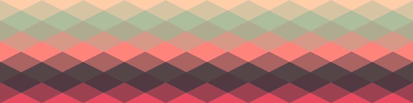 Rainbow Color Abstract trianglify Generative Art background illustration