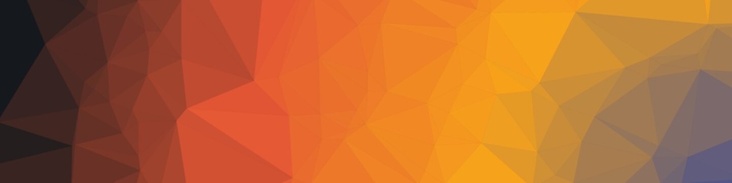 Rainbow Color Abstract trianglify Generative Art background illustration