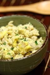 Brazilian flours and their uses as a pirão and with eggs