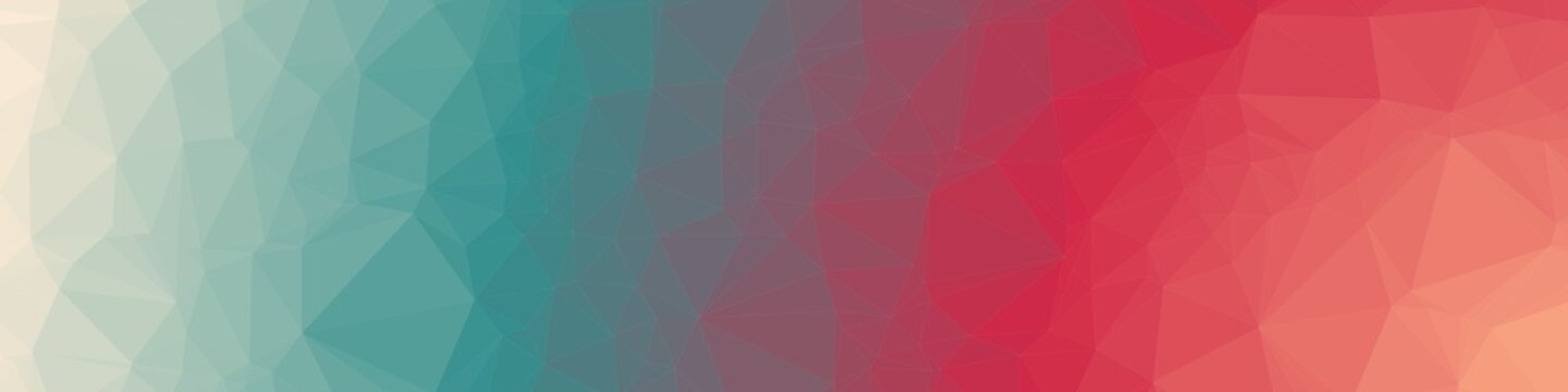 Rainbow Color Abstract trianglify Generative Art background illustration