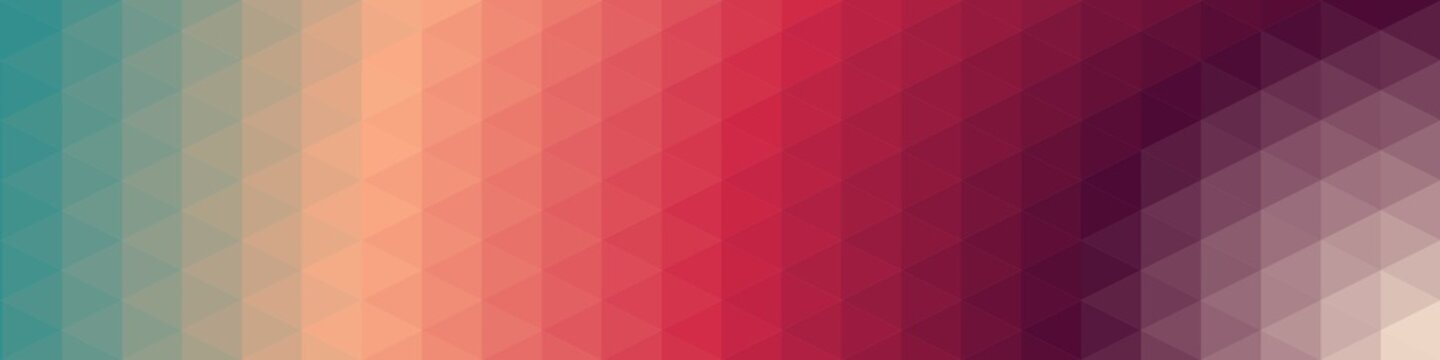 Rainbow Color Abstract trianglify Generative Art background illustration