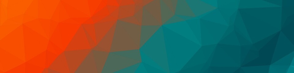 Rainbow Color Abstract trianglify Generative Art background illustration