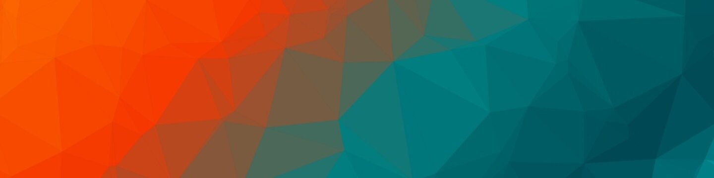 Rainbow Color Abstract trianglify Generative Art background illustration