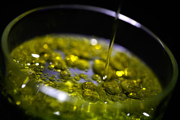 Virgin olive oil is extra.