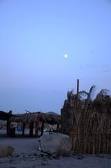 Village bédouin dans le désert ( Hurghada -Égypte)