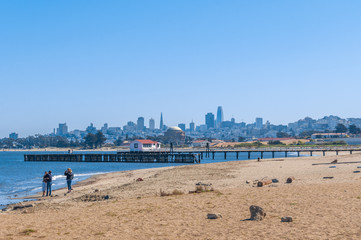 Vue générale de la baie de San Francisco